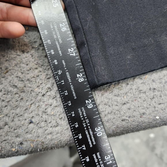 Lee Pants Womens 16 Petite Black Style Up Pull On Straight Leg Twill Stretch - Picture 3 of 8